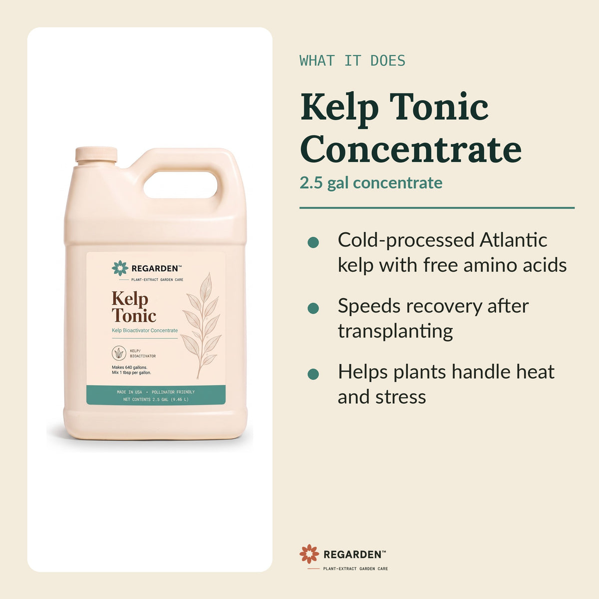 Regarden Kelp Tonic Concentrate 2.5 Gallon