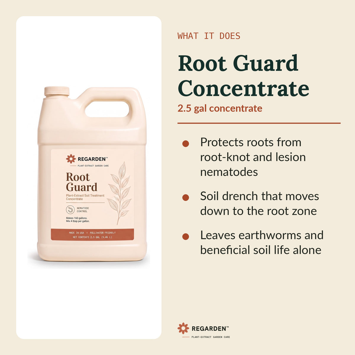 Regarden Root Guard Concentrate 2.5 Gallon