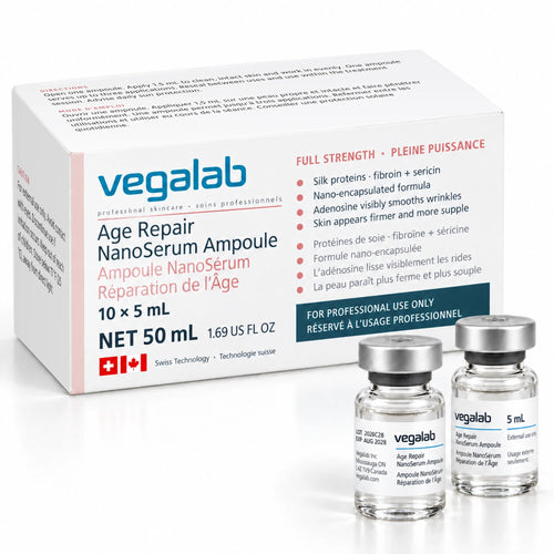 Age Repair NanoSerum Ampoule, 10 × 5 mL, carton with two ampoules